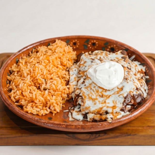 Enchiladas De Mole.