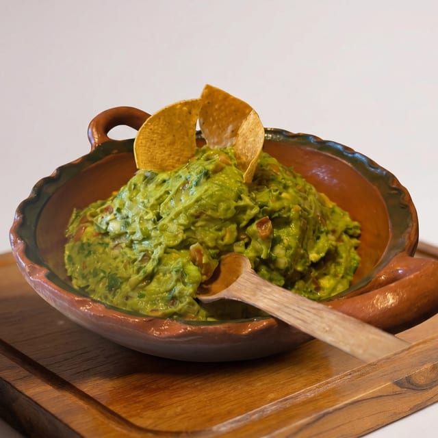 Guacamole Dip and Chips.